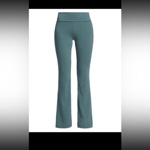 Skims NWT fold over waist cotton jersey pants, size L, kyanite blue color